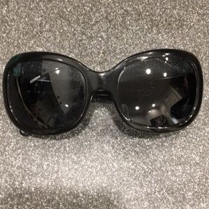 Authentic Prada black sunglasses with case